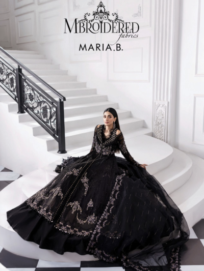 3 Piece Unstitched Embroidered Organza Suit | BD-3004